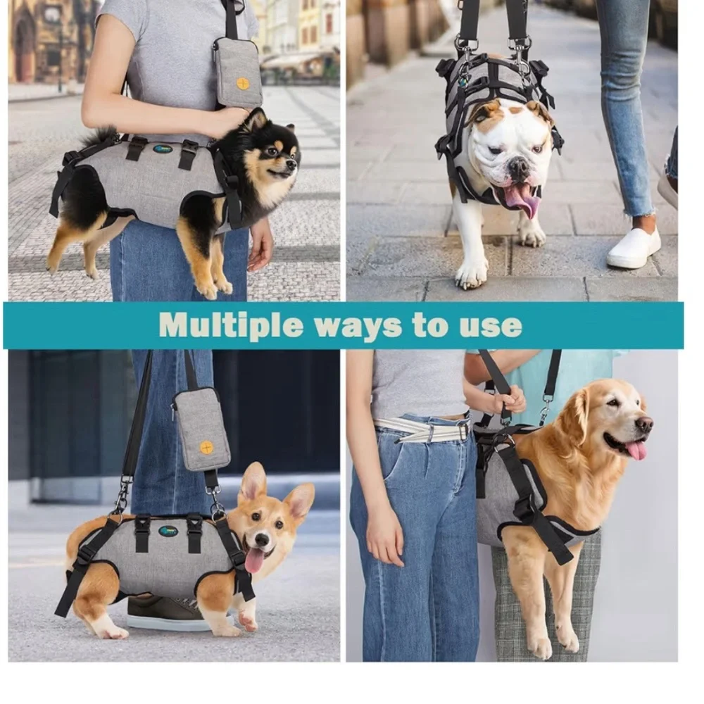 “OwnPets” Dog Sling Harness/Supportive Dog Lift Harness Adjustable Rehab Vest